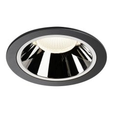 NUMINOS DL XL vnitřní LED zápustné stropní svítidlo černá/chrom 4000K 20°