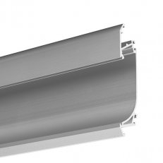 Nástěnná LED lišta do sádrokartonu KLUŚ OBIT stříbrná anoda 1m ALUMIA W4826|1m