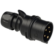 vidlice 5P, 16A/400V, 6h, IP44, černá MIDNIGHT PCE 015-6x