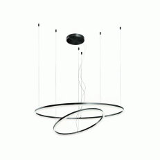 Závěsné svítidlo ORBIT SU LED 108W 3000K D1000+600 SAND BLACK-DALI 01-1953-DALI