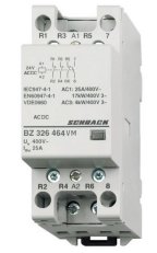 Instalační stykač VM 25 A, 1Z/3R, 24 V AC/DC, 2TE SCHRACK BZ326464VM