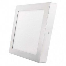 LED přisazené svítidlo PROFI, čtvercové, bílé, 18W teplá bílá EMOS ZM6141