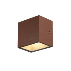 SITRA CUBE WL LED venkovní svítidlo rezavě zbarvené IP44 3000K 10W SLV 1002034