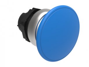 Lovato LPCB6146 Plastová hlavice s hřibovým knoflíkem 40mm modrá