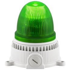SIRENA Modul zábleskový OVOLUX X 24 V, ACDC, IP65, M16, zelená, světle šedá