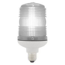 SIRENA Maják zábleskový MINIFLASH X 110 V, AC, IP54, E27, čirá, světle šedá