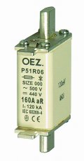 OEZ 06633 Pojistková vložka pro jištění polovodičů P51R06 10A gR