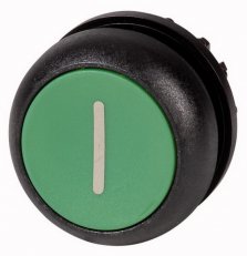 Eaton M22S-DRL-G-X1 Prosvětlená ovládací hlavice, aretace, černý, I zelená