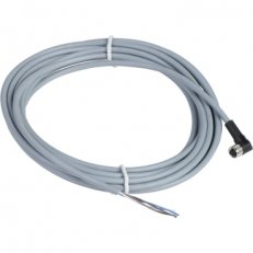 Kabel PVC s konektorem M8 zahnutý zásuvka,4piny L=5m TELEMECANIQUE XZCPV1041L5