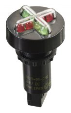 Ukazatel stavu SUS-95 G/R 24DC T d22mm Eleco VEP CZ 31012438