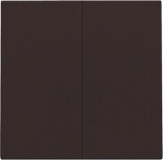 Smart Switch kolébka 2x1/2-DARK BROWN NIKO 124-31004