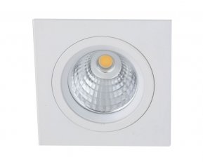 Zápustné svítidlo REBECCA hranaté kartáč.hliník LED 10W 4000K 93x93mm hranaté