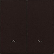 Smart Switch kolébka 2x1/2 moror-DARK BROWN NIKO 124-31006