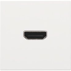 Zásuvka HDMI-šroubový konektor-WHITE COATED NIKO 154-69416