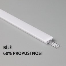 FKU48-PK-KLIK-2M-W Plexi K KLIK bílé, nášlapné pro FKU48, 2m FK TECHNICS 4738442