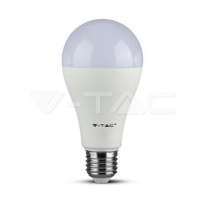 LED žárovka V-TAC 17W E27 A65 Plastic 4000K stmívatelné