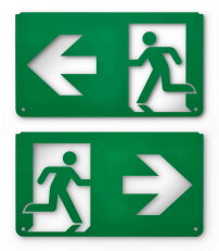 EM159Z WL/CM EXIT SIGN LEGEND LEFT/RIGHT PHILIPS 871869979906900