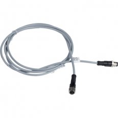 Prodlužovací kabel PVC s konektory M12, 4odiče, L=2m XZCRV1511041C2