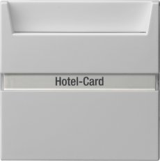 Tlačítko hotelové karty popisné pole System 55 šedá mat GIRA 0140015