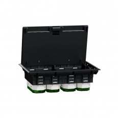 Unica System+ Podlahová krabice XL plastová 12 modulů 45x45 SCHNEIDER INS52126