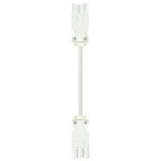 kabel propojovací se dvěma konektory gesis, 3-pól, 3*2,5mm2, délka 1m, bílý