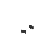 GRAZIA 10 koncová krytka pro profil GRAZIA plochý 2 ks ploché černá SLV 1000477