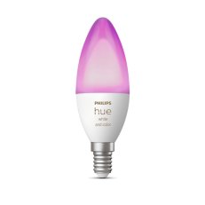 Philips Hue White and Color Ambiance LED žárovka svíčka 470lm (40W) E14 RGB