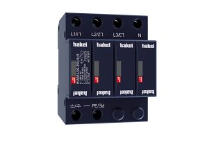 Svodič impulzních proudů a rázového přepětí HAKEL HLSA12,5G-255/4+0