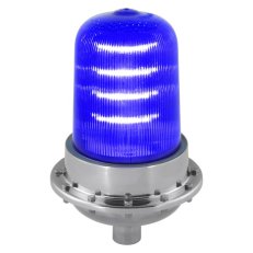 SIRENA Maják LED ROTALLARM WP LED 12/24 V, ACDC, IP67, 3/4'' G, modrá, nerez