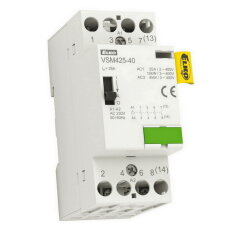Instalační stykač s manuálním ovládáním 4x25A VSM425-04 230V AC ELKO EP