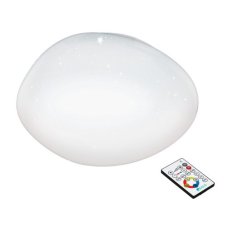 Stropní svítidlo SILERAS LED d450 bílá krystal efekt 22,5W IP20 EGLO 97577