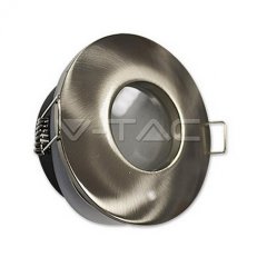 GU10 Housing Round Satin Nickel,  VT-787