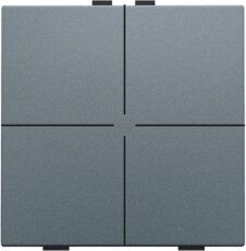 NHC 4násobný ovladač-ALU STEEL GREY NIKO 220-51004