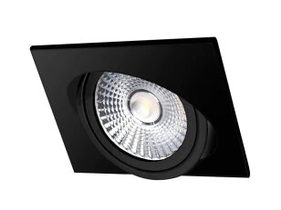 Výklopný LED podhled VP COB bodovka 6W hranatý černý neutrální PANLUX PN14300057