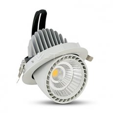 33W LED Zoom Fitting Downlight Round Whi