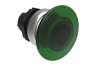 Lovato LPCBL6143 Plastová hlavice prosvětlovací s hřibovým knoflíkem 40mm zelená