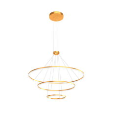 Závěsné svítidlo ORBIT SU LED 150W D1200+800+400 BRASS-DALI REDO 01-2243-DALI