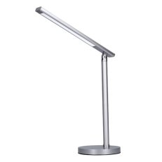LED stolní lampička 7W stmívatelná změna chromatičnosti stříbrná barva WO53-S