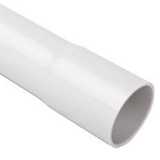 Tuhá hrdlovaná trubka PVC pr. 63 mm, 22411, 320N/5cm, světle šedá, délka 3 m.