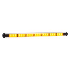 Lišta výstražná LED INDICATOR 7 12/24 V, DC, oranžová SIRENA 74907