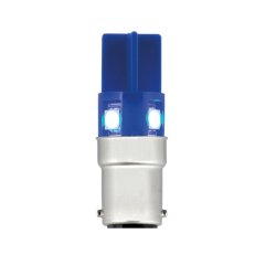 Žárovka LED LD 4.5.4 WO 24 V, ACDC, BA15d, modrá SIRENA 40941