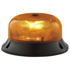 Maják LED LWX R DIN B 12/24V DC, IP66, oranžová, černá, základna plochá, rotace