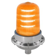 SIRENA Maják LED ROTALLARM WP LED 12/24 V, ACDC, IP67, 3/4'' G, oranžová, nerez