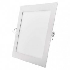 LED vestavné svítidlo PROFI, čtvercové, bílé, 18W teplá bílá EMOS ZD2141