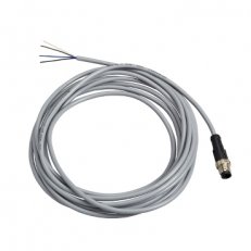 Kabel PVC s konektorem M12 přímý zásuvka,4 piny L=5m TELEMECANIQUE XZCPV1541L5