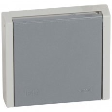 PLEXO ZÁSUVKA IP44 3P+T 20A ŠEDÁ LEGRAND 055706