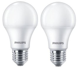 LED žárovka PHILIPS 2 ks LEDbulb ND 4.9-40W A60 E27 840