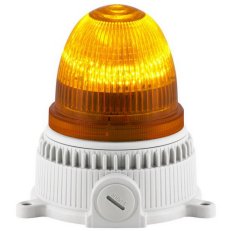 Svítidlo signální OVOLUX LED 12/24 V, ACDC, IP65, M16, oranžová, světle šedá