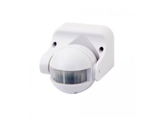 Pohybové čidlo PIR SES09WH 1200W 180° IP44 bílé BEMKO 104007