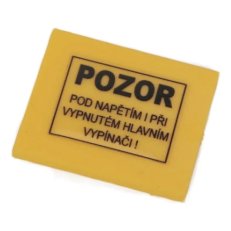 Krytka RSA 4 A pro 5 svornic žlutá ELEKTRO BEČOV G612426